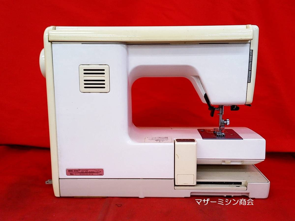 ☆本格刺しゅうミシン JANOME ジャノメ SECIO MODEL 8200☆ステッピングモーターエラー・ジャンク品です_画像7