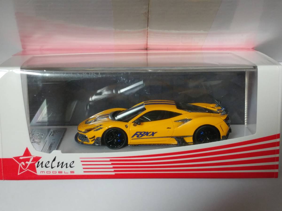 Fuelme モデル 1/64 マンソリー F8XX Giallo Yellow 299台限定_画像1