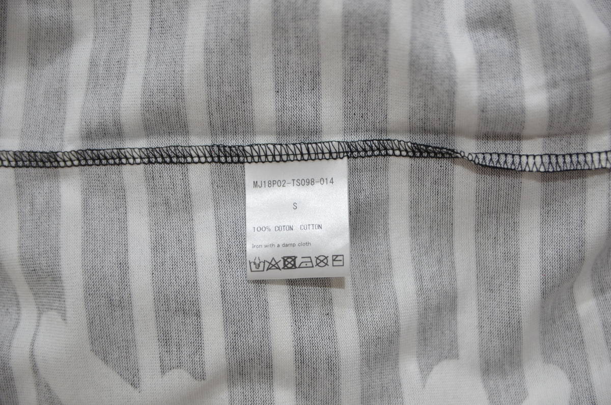 新品 mastermaind JAPAN マスターマインド ジャパン スカル ボーダー Tシャツ カットソー トップス S Y-321465_画像4