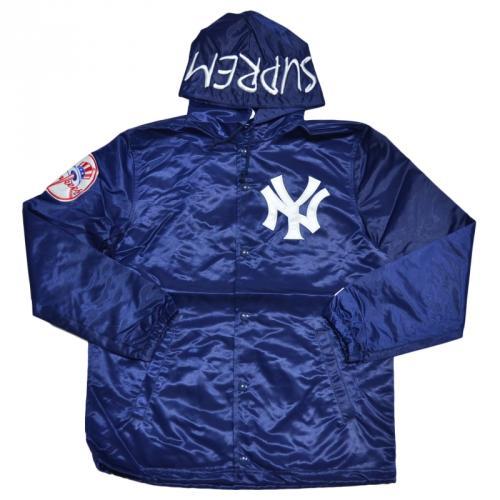 SUPREME シュプリーム Yankees Satin Hooded Coaches Jacket コーチジャケット R2A-130010
