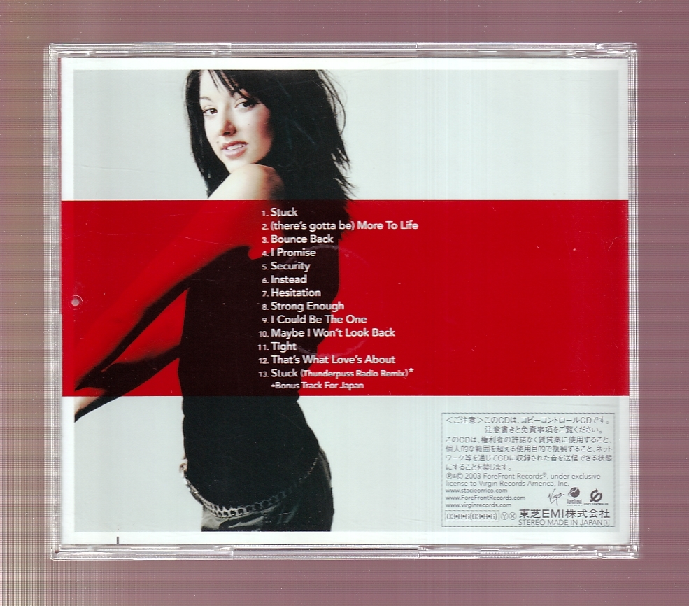 DA◆中古◆音楽CD⑰◆Stacie Orrico（ステイシー・オリコ）◆VJCP-68555_画像2