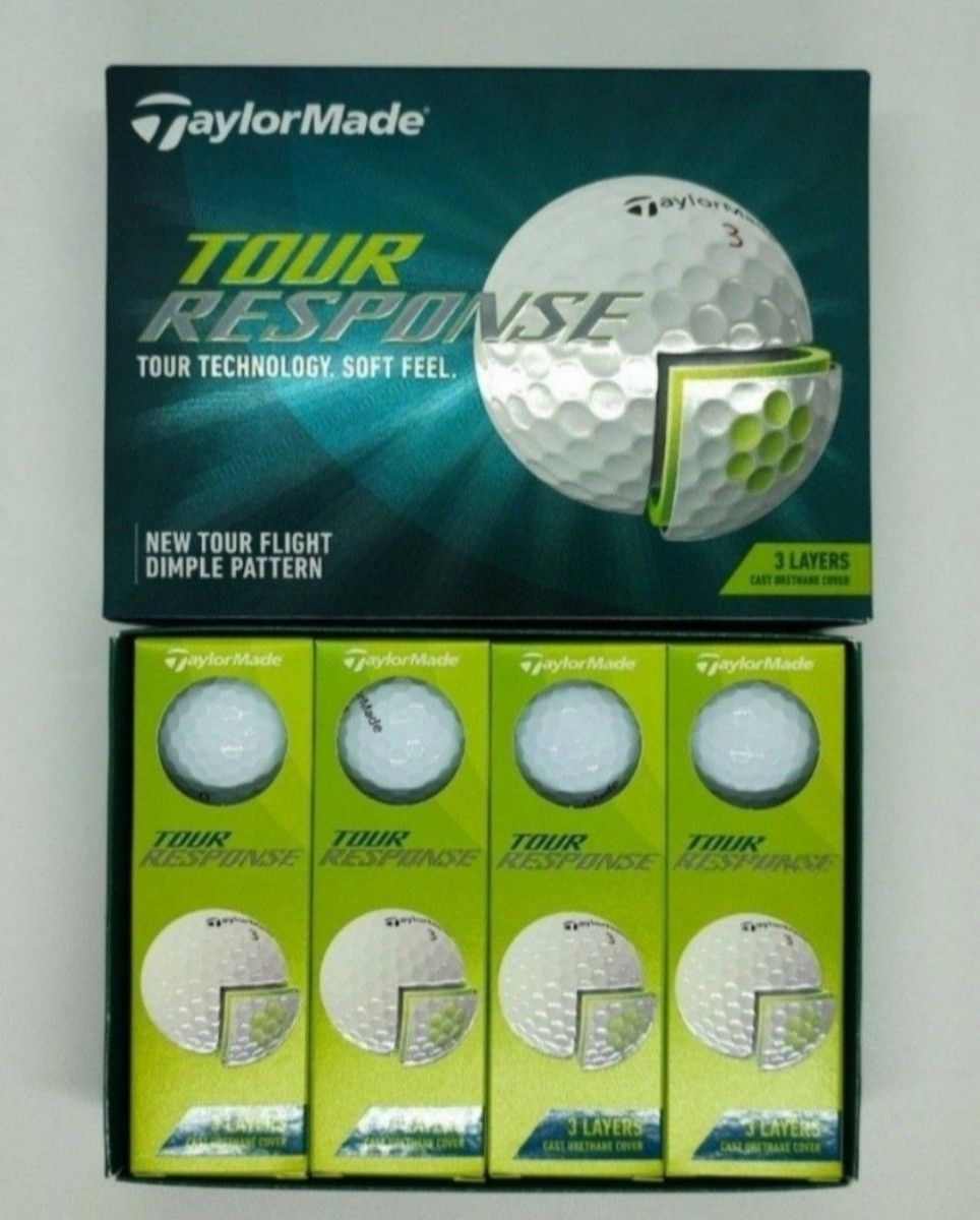 新品未使用】テーラーメイド ツアーレスポンス 1ダース TaylorMade