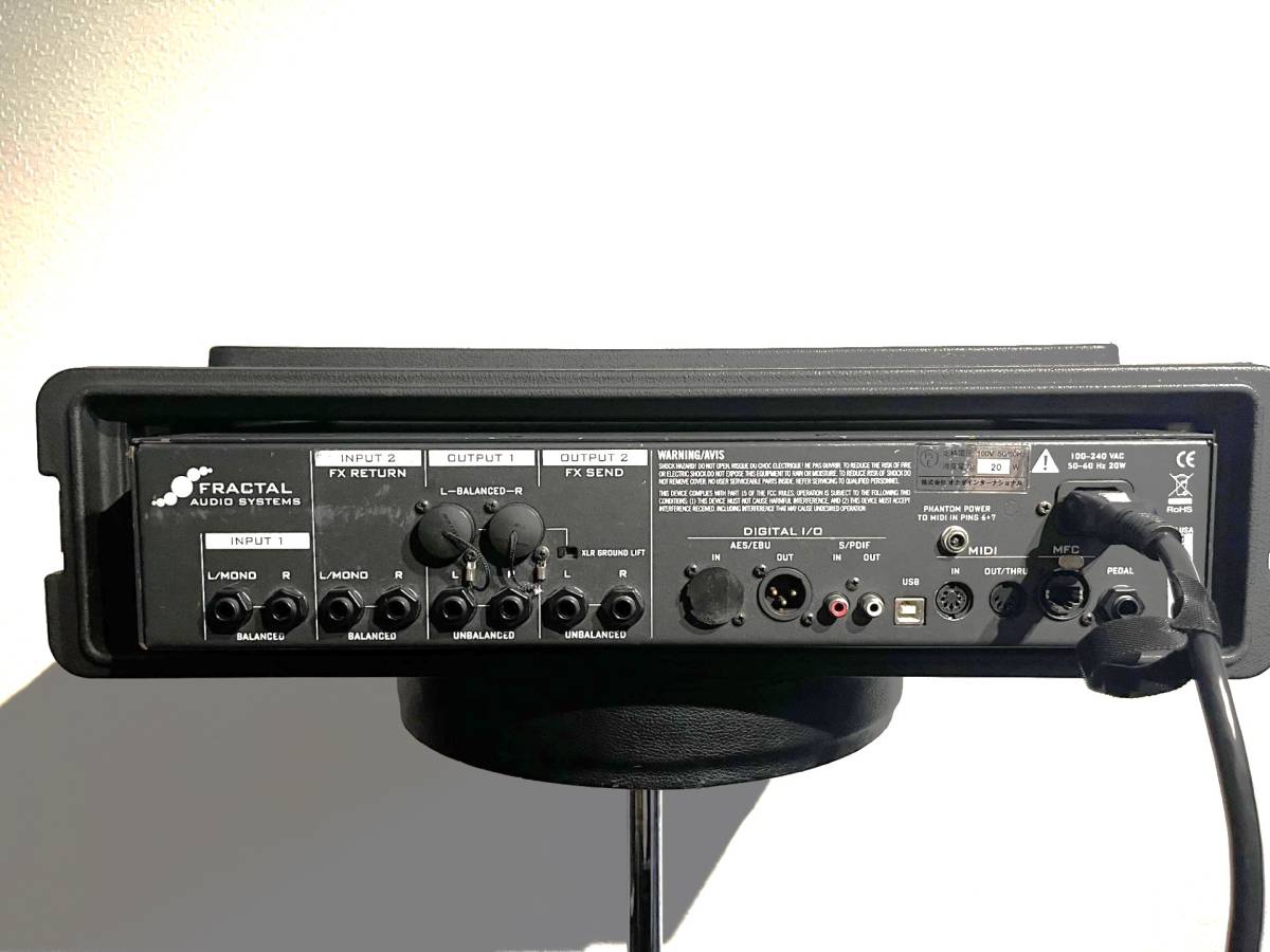 【SKBケース付】AXE FX Ⅱ【Fractal Audio Systems】_画像3