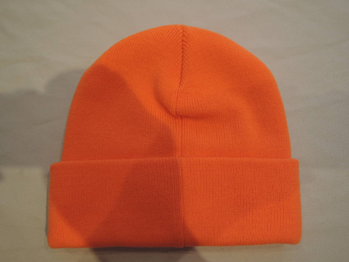 X-LARGE エクストララージ XLARGE KIDS ワンポイント ニット帽 オレンジ 最新人気商品_画像3