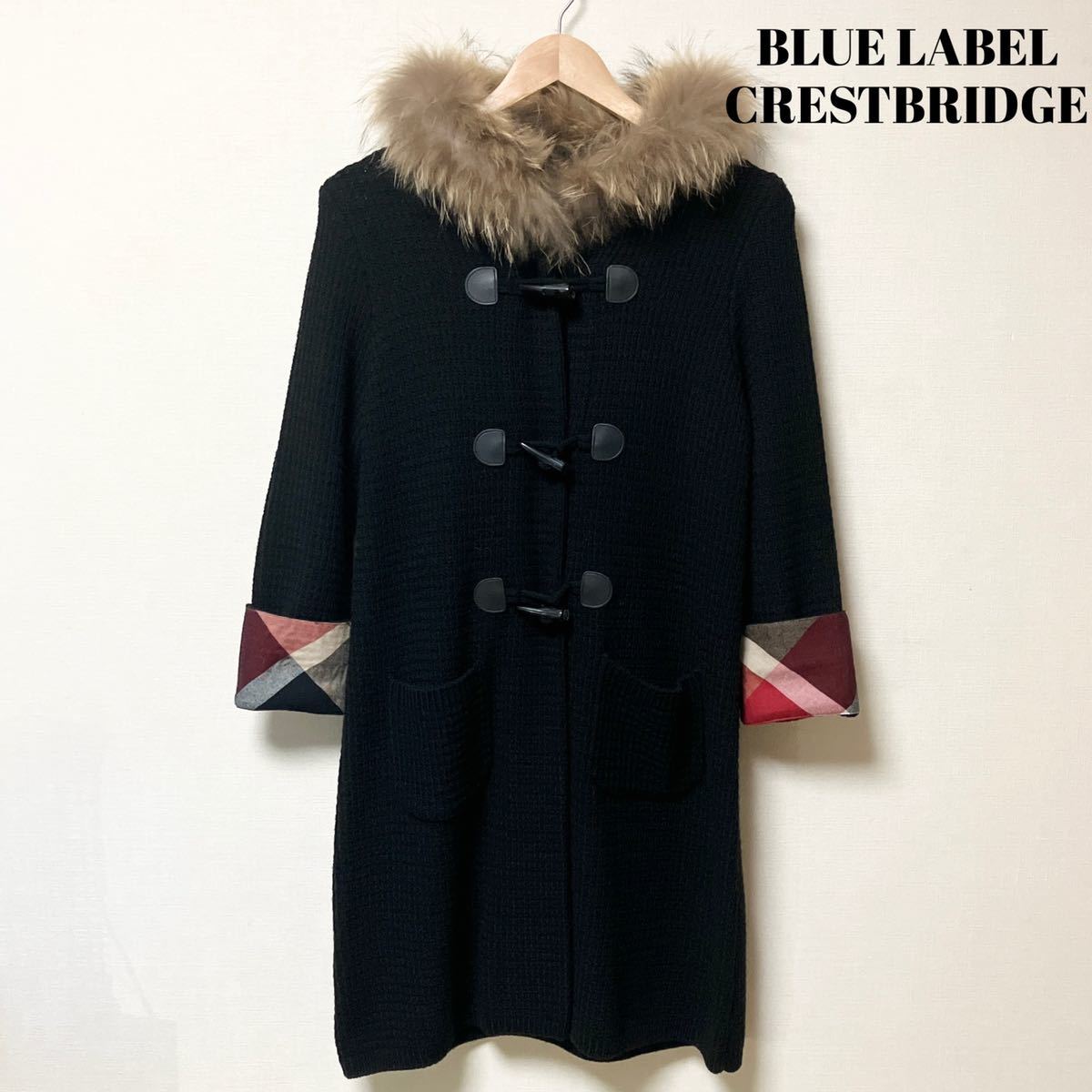 美品 BLUE LABEL CRESTBRIDGE ブルーレーベルクレストブリッジ ニット