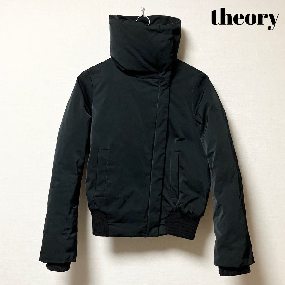 年末のプロモーション 変形ダウンジャケット セオリー theory 美品 ブラック アシンメトリー 黒 その他 年末のプロモーション 変形ダウンジャケット セオリー theory 美品 ブラック アシンメトリー 黒 その他
