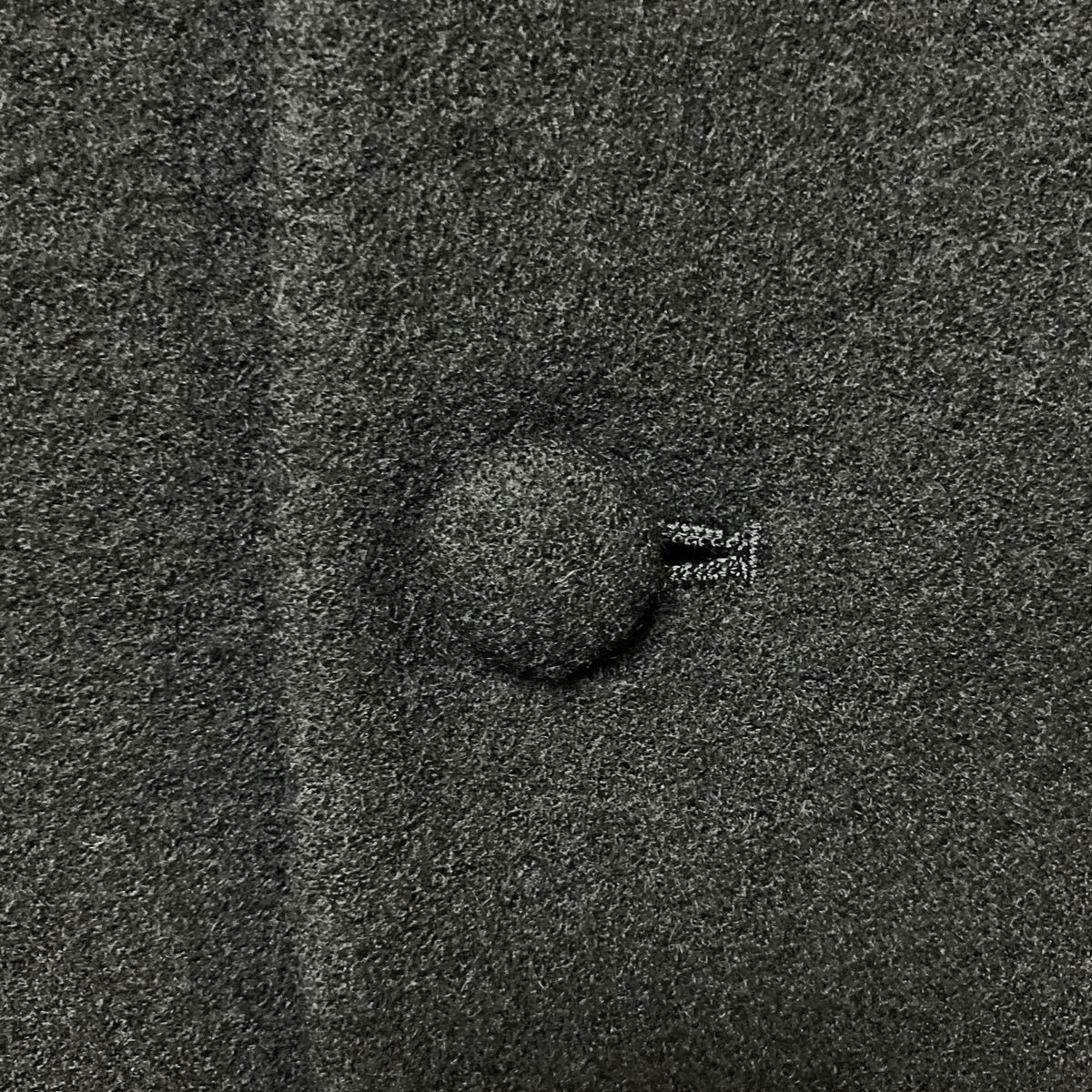 美品 M'S GRACY エムズグレイシー 刺繍付ノーカラージャケット 毛 ブラック 黒 ウール 日本製_画像6