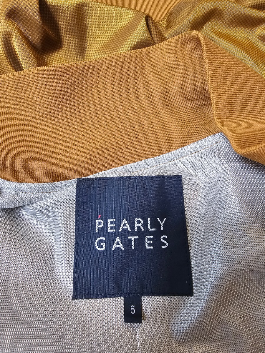 未使用 PEARY GATES 蓄熱 定価 37,400円 パーリーゲイツ フラッグリップ ダブルジッパー フルジップ 防寒 ジャケット ブルゾン _画像4