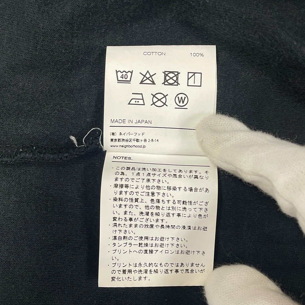 NEIGHBORHOOD ネイバーフッド × ASSC ポケット 半袖Ｔシャツ ブラック サイズL 正規品 / B4220の画像8