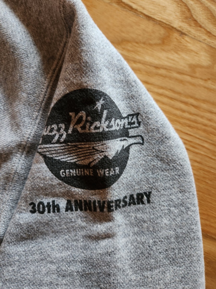 新作 SALE! 送料込★東洋 BuzzRickson's バズリクソンズ　BR69193 HORIZONTAL KNITTING ヘヴィーウエイト 30周年記念 トレーナー グレー　M_画像3