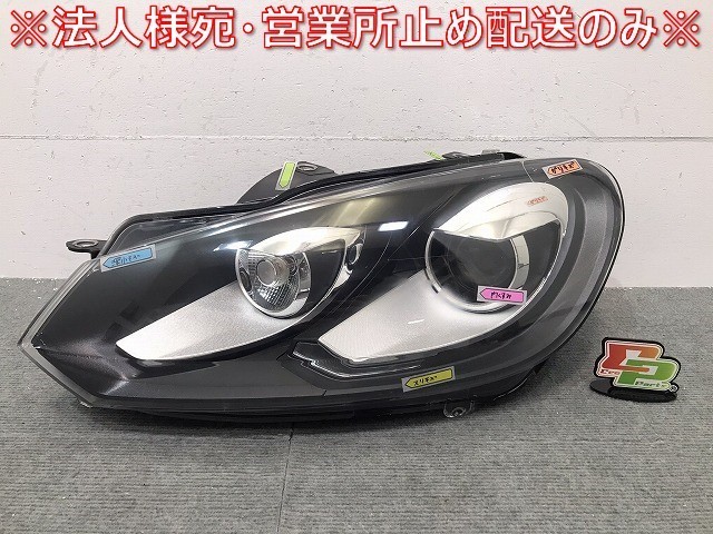 ゴルフ6/GOLF VI 1KC系 純正 左 ヘッドライト/ランプ キセノン HID HELLA 5K2 941 751 C/1ZS 009 902-03 フォルクスワーゲン(119421)_画像1