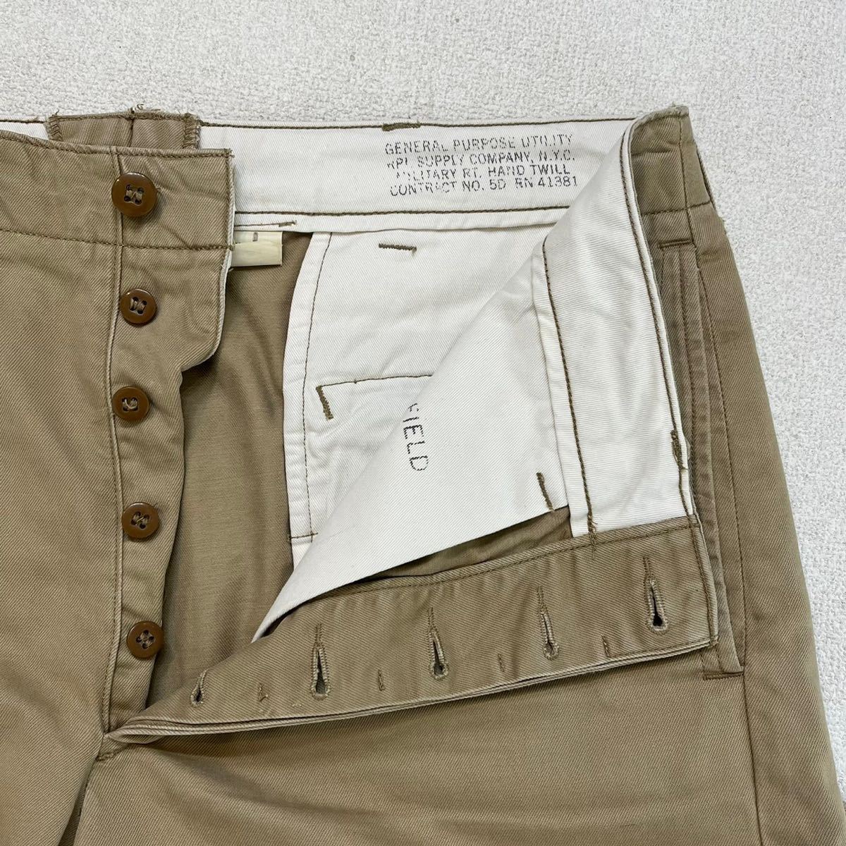 贅沢屋の pants chino パンツ フィールド オフィサーズ トラウザー
