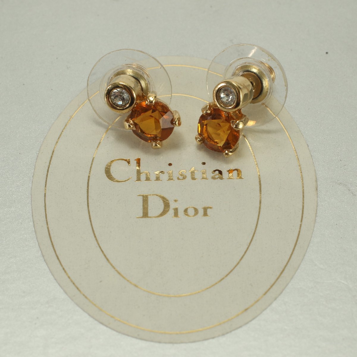 独特の素材 Christian Dior クリスチャン・ディオール ピアス ロング