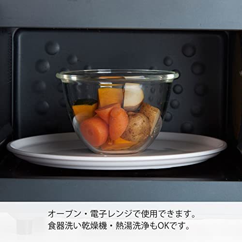 HARIO(ハリオ) 耐熱ガラス製ボウル 2個セット 1500ml/2200ml 日本製 MXP-2606_画像4