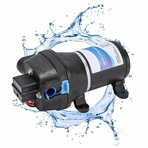 NEWTRY ダイヤフラム水ポンプ 給水 排水ポンプ 圧力スイッチ 自吸式ポンプ 小型 12.5L/min 最大揚程25・・・