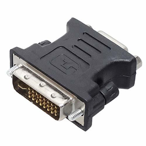 KAUMO DVI-I male - VGA female conversion adapter analogue D-sub15 pin black (PC side .DVI,ti***