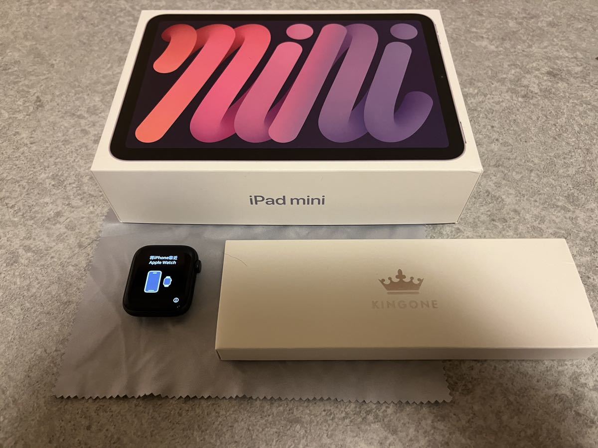 人気の春夏 iPad mini6 GPSモデル 44mm se1 Watch 紫 ＋ Apple 64GB