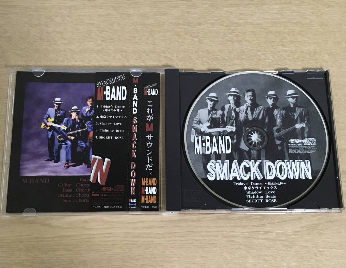 美品 CD 2枚セット『THE LIVE』『SMACK DOWN』M-BAND 藤タカシ