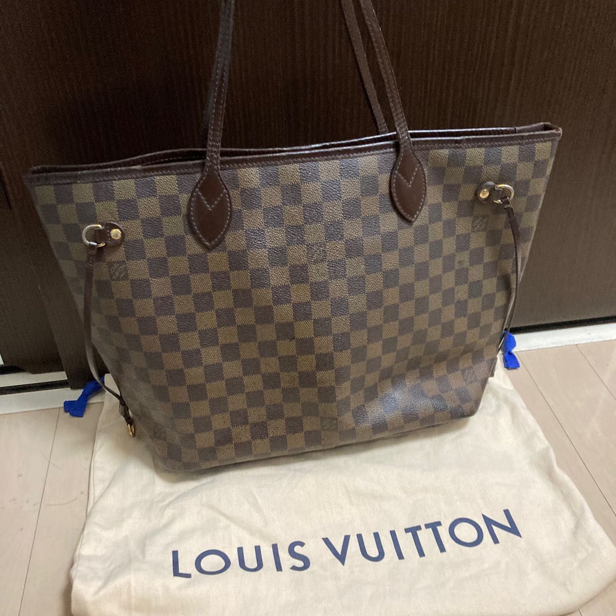 LOUIS VUITTON ルイヴィトン ダミエ エヌベ ネヴァーフルGM ハンドバッグ トートバッグ ショルダーバッグ 保存袋