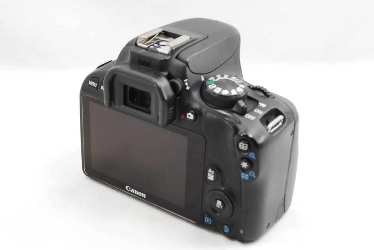★美品★ 即決 Canon EOS Kiss X7 EF-S 18-55mm F3.5-5.6 IS STM EF-S 55-250mm F4-5.6 IS II ダブルズームキット デジタル一眼 （R5-578）_画像4