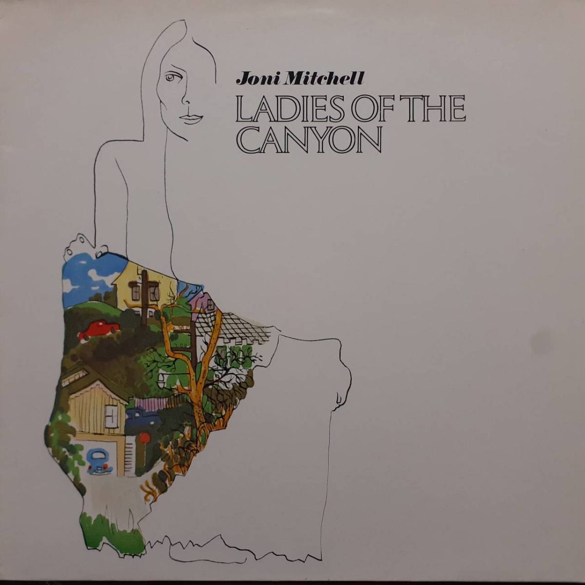 美品 ドイツREPRISE盤LP！Joni Mitchell / Ladies Of The Canyon 1970年作の84年プレス K 44 085 Big Yellow Taxi 収録 ジョニ・ミッチェル_画像1