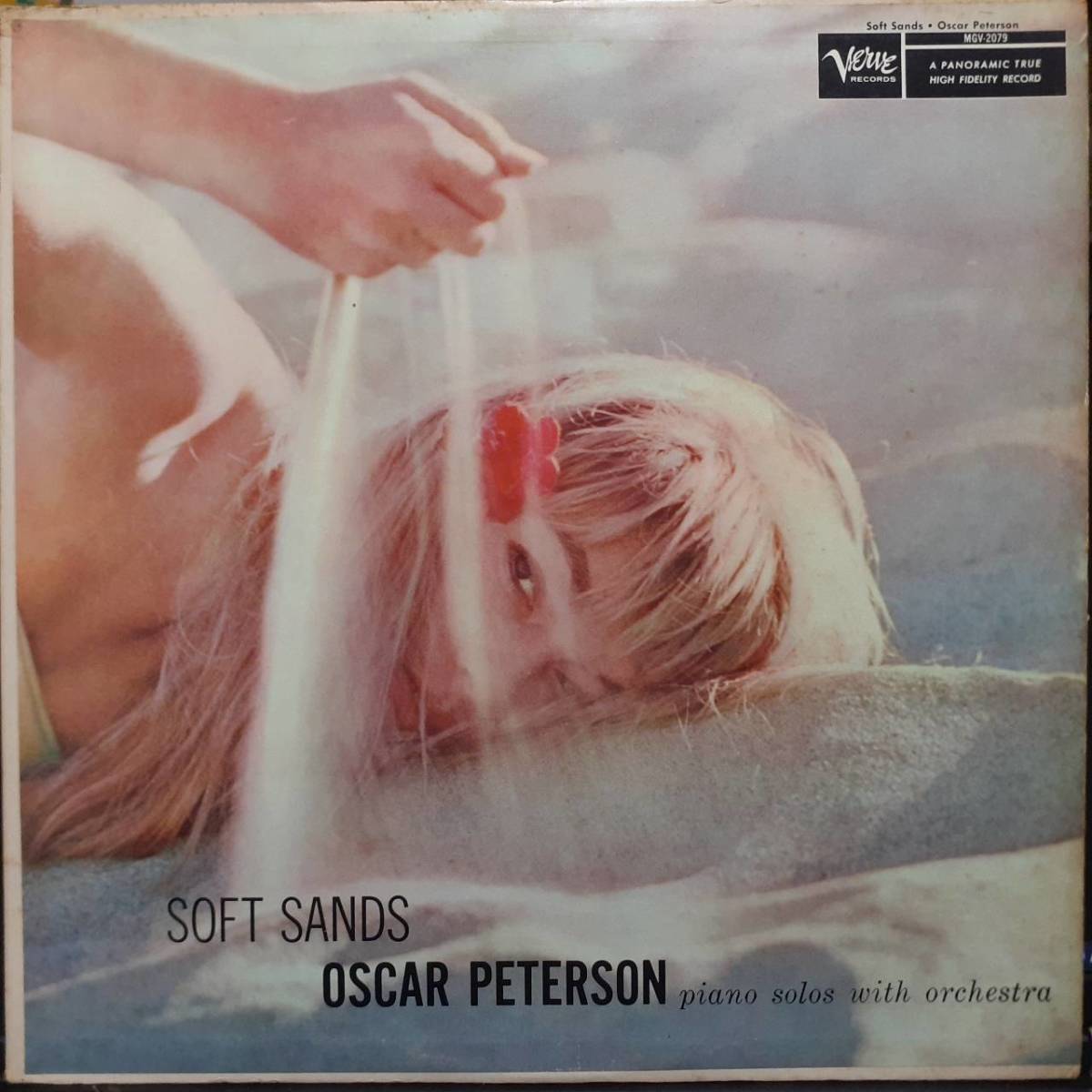 ... пластинка   вокальный   4 мелодия  ...VERVE пластинка LP  черный   серебро T этикетка MONO！Oscar Peterson / Soft Sands 1957 год ...   60  год выпуска ... V-2079 ... машина  *  ...