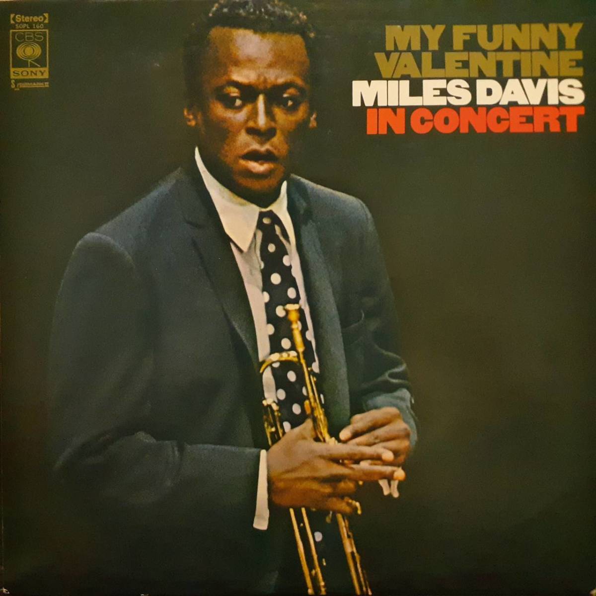 PROMO日本盤LP 見本盤 白ラベル Miles Davis / My Funny Valentine ～In Concert 1965年作の72年盤 CBS SONY SOPL 160 Herbie Hancock_画像2