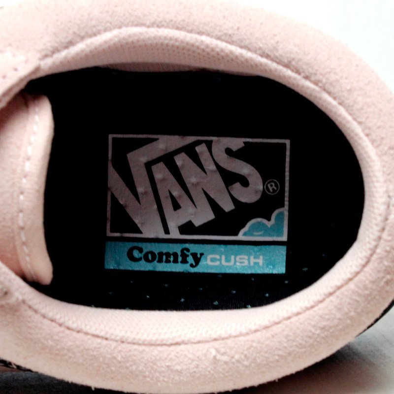 新品 VANS バンズ ヴァンズ US企画 メンズ OLDSKOOL ComfyCush オールドスクール ピンク 黒ソール スニーカー US9.5（27.5cm）_画像6