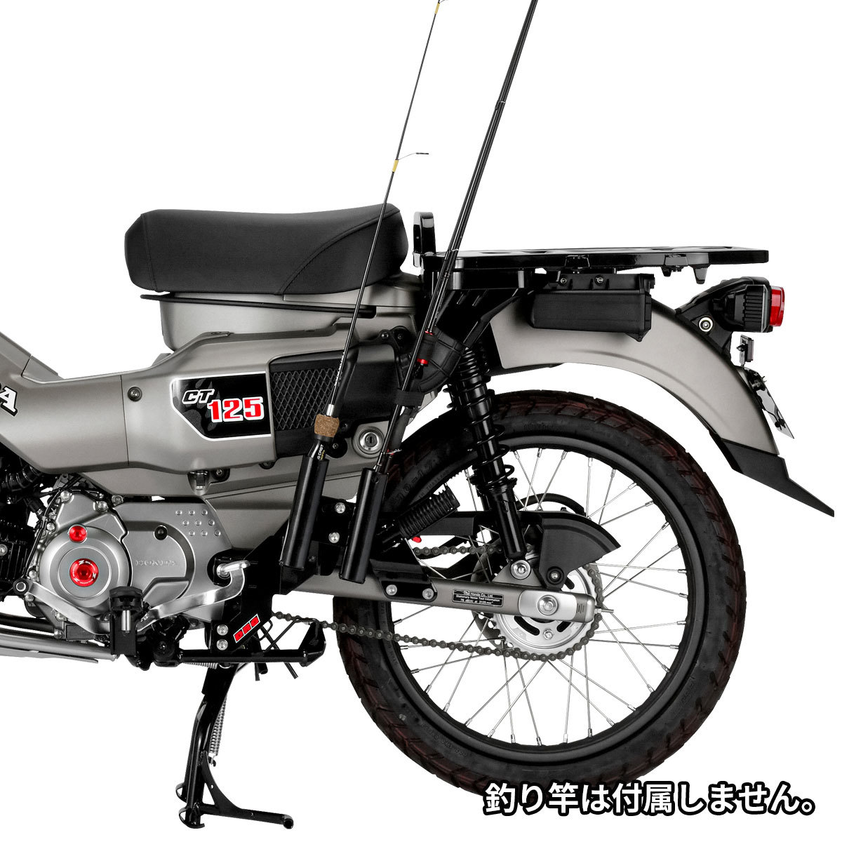 HONDA ホンダ CT125 JA65 ハンターカブ 用 フィッシング ロッドホルダー バイク釣行にお勧めアイテムの画像2