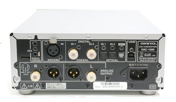 新作 ☆美品！ONKYO D/Aコンバーター☆ DAC-1000 オンキョー その他