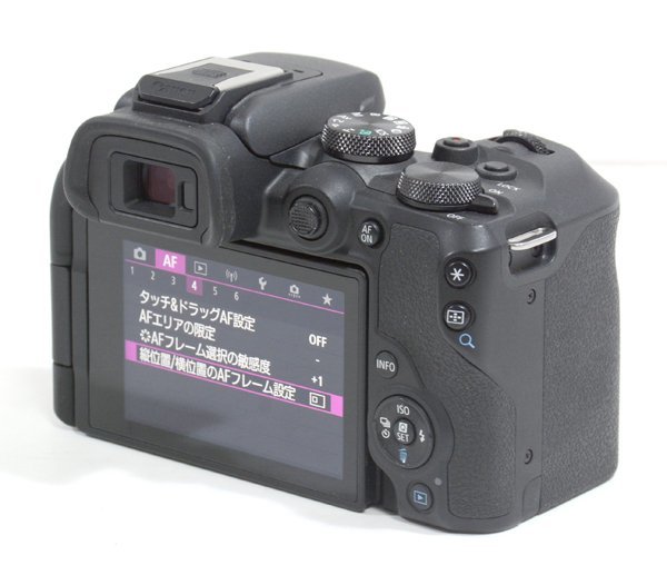 ★極美品！Canon キャノン EOS R10 RF-S18-45 IS STM レンズキット ミラーレス一眼レフ カメラ 元箱付！★_画像3