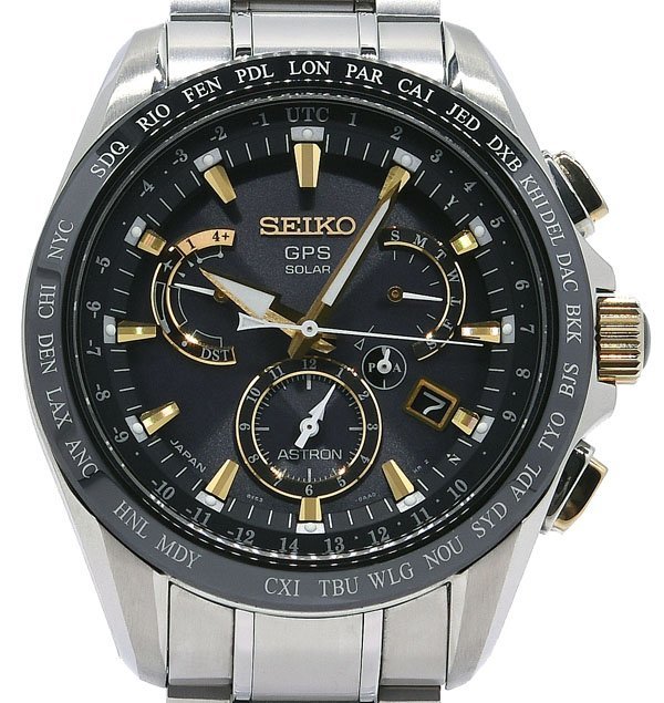 希少 黒入荷! ☆美品!SEIKO セイコー ASTRON アストロン SBXB073