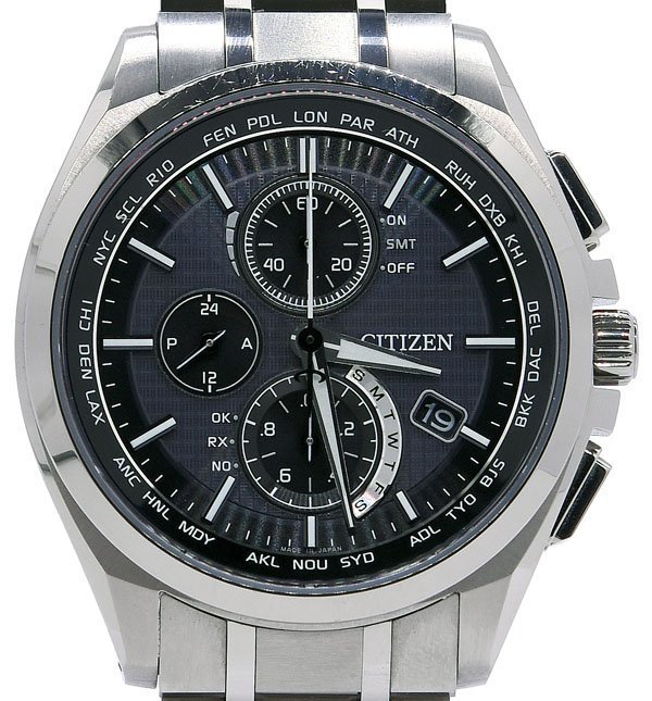 正規販売店】 ☆CITIZEN シチズン メンズ☆ チタン エコ・ドライブ電波