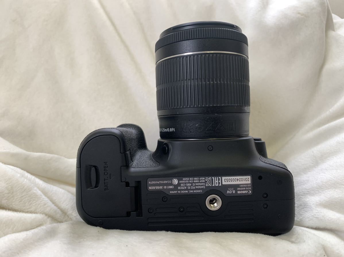 爆買い！ 【動作確認済み】Canon EOS80D EF-S 18-55mm キャノン
