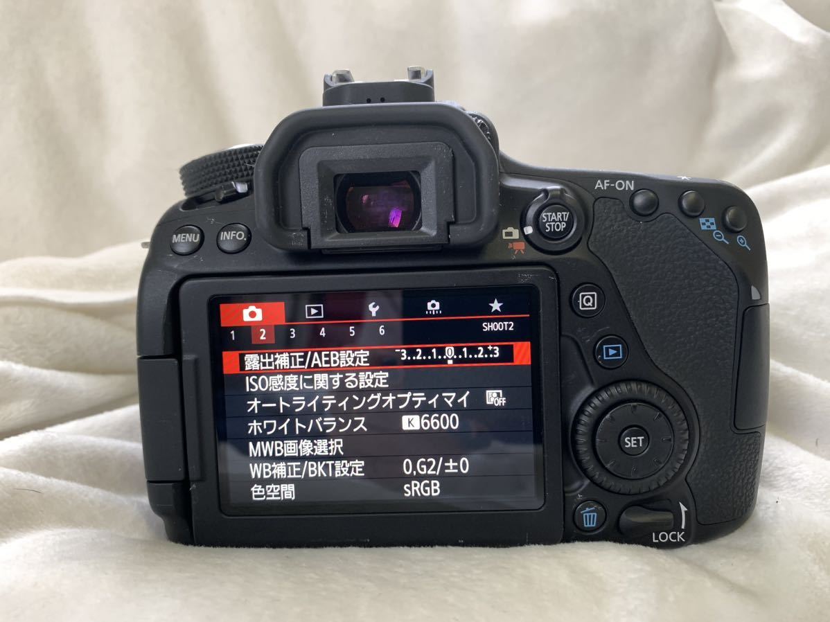 100%正規品 【動作確認済み】Canon EOS80D EF-S 18-55mm キャノン