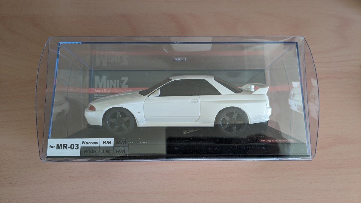 京商 MINI-Z 日産 スカイラインGTR R32 ホワイト_画像1