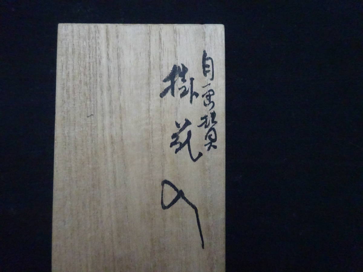 珍しい 尾形乾山氏の意匠を手本とした逸品 ☆ 共箱 ☆ 掛け花入 壺中日