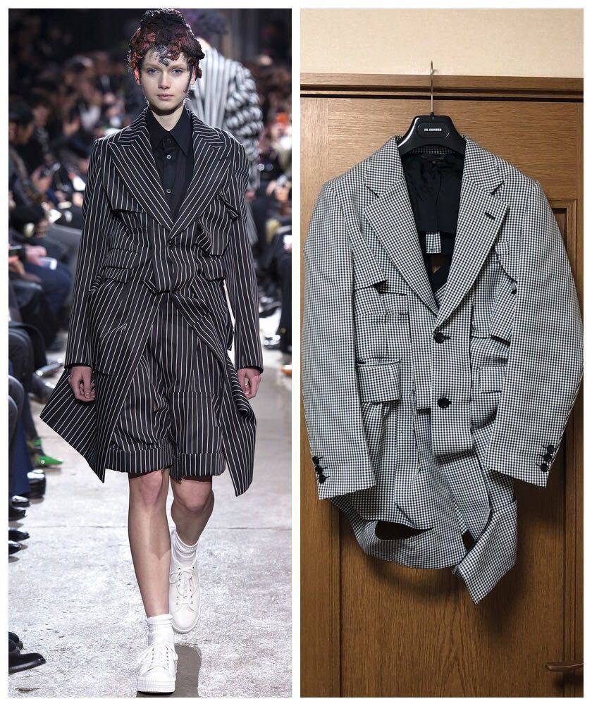 COMME des GARCONS 2013AW コムデギャルソン 13AW テーラリングの無限大 変形 カッティング ジャケット XS Infinity of Tailoring ARCHIVE