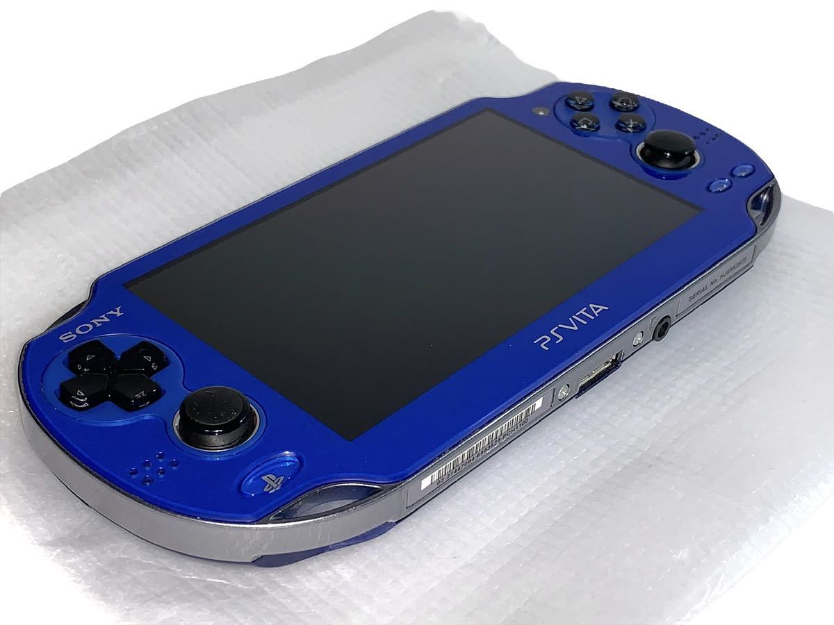 極美品　PS Vita 本体　PlayStation Vita サファイア　ブルー_画像5