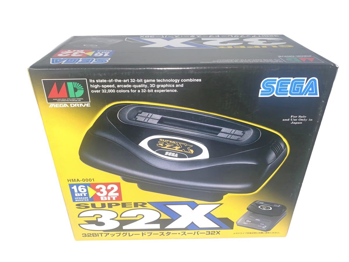 稀少品　デッドストック　未使用品　セガ　メガドライブ　本体　スーパー32X