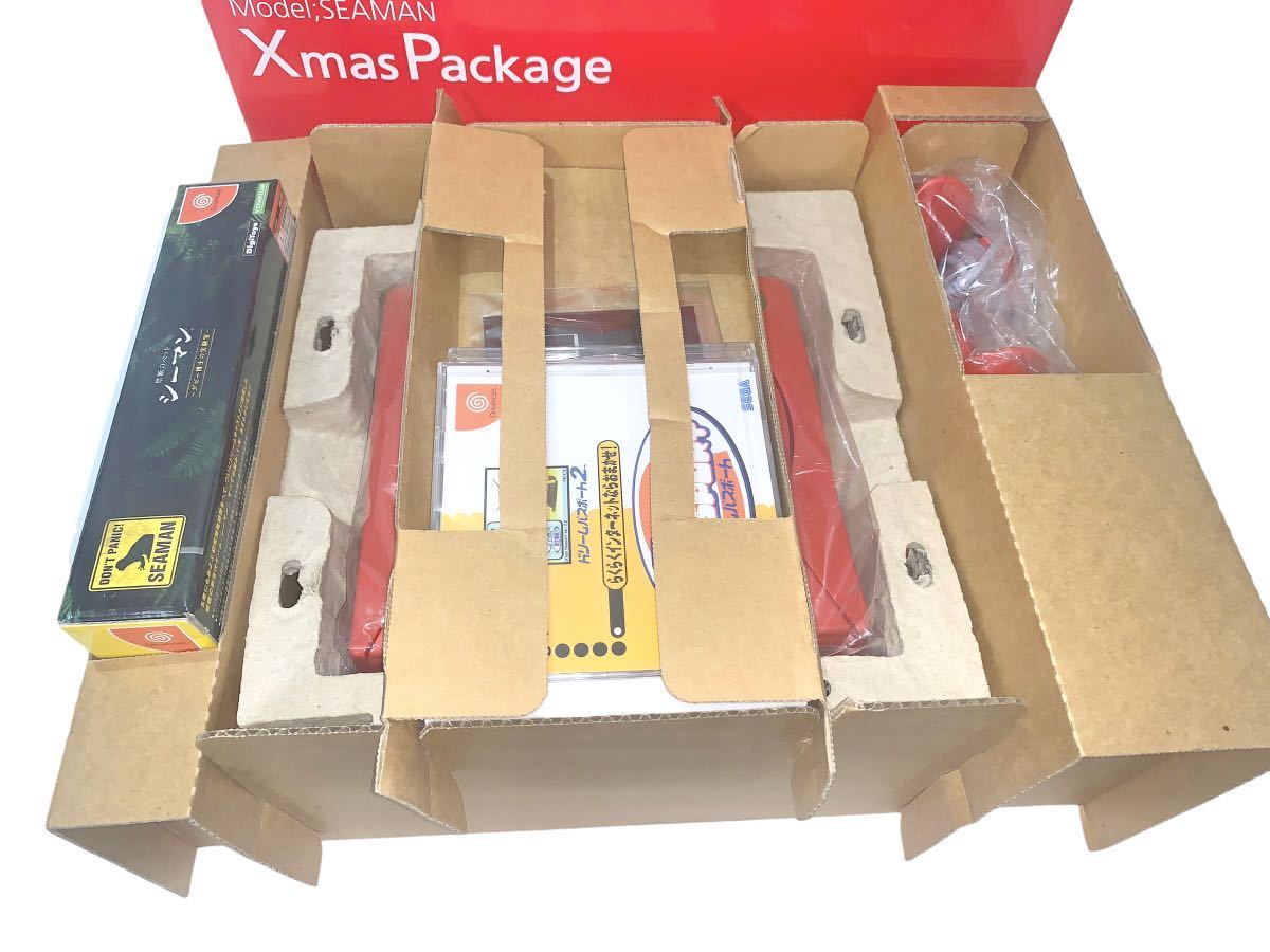 稀少品 ドリームキャスト 本体 シーマン クリスマスパッケージ 稀少品 ドリームキャスト 本体 シーマン クリスマスパッケージ