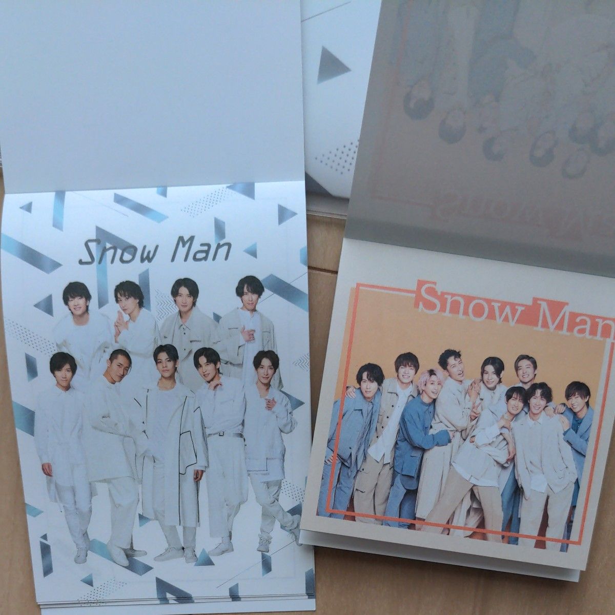 snowman フレークシール ケース メモ帳 7点セット ポートレート snowman フレークシール ケース メモ帳 7点セット ポートレート