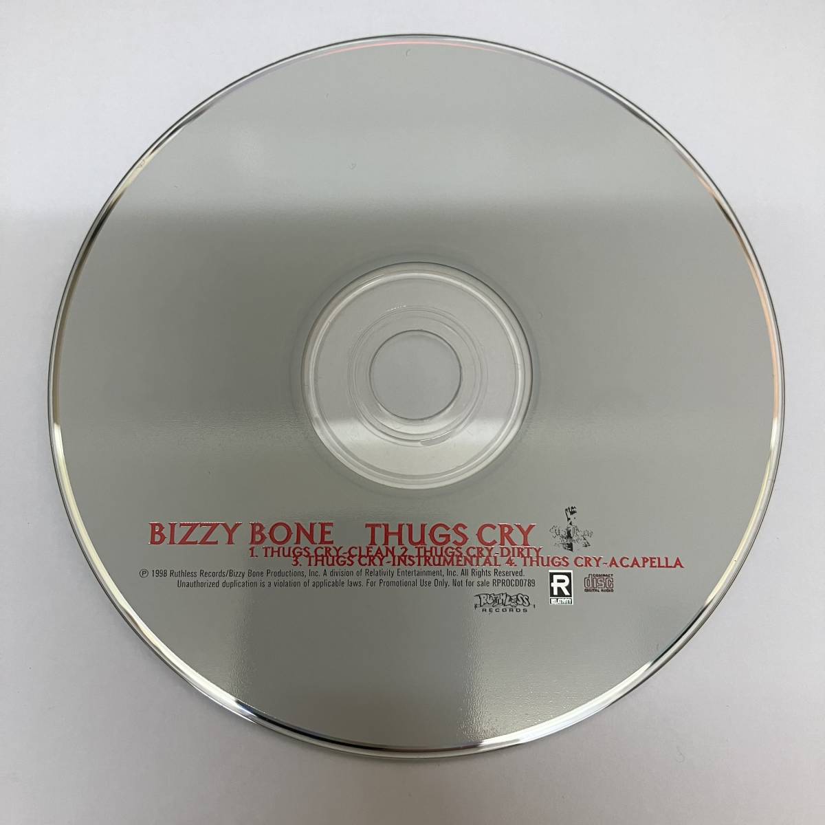 黒箱2 HIPHOP,R&B BIZZY BONE - THUGS CRY INST,シングル CD 中古品_画像1