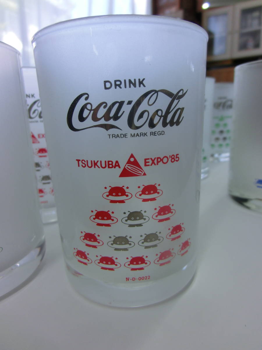 〇長期保存品〇 TSUKUBA EXPO’85 非売品 コカコーラ グラス　 コカ・コーラ ノベルティ 11個_画像4