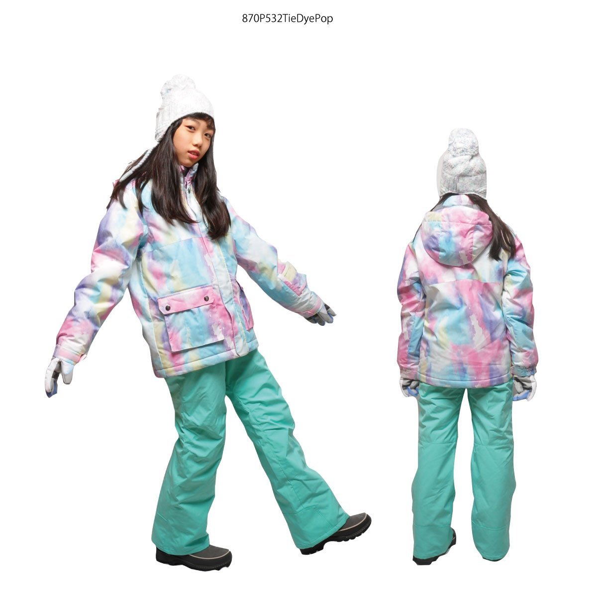 1285460-BANNNE/Snowplay Junior Suit ジュニア スノースーツ スキーウェア 上下セ