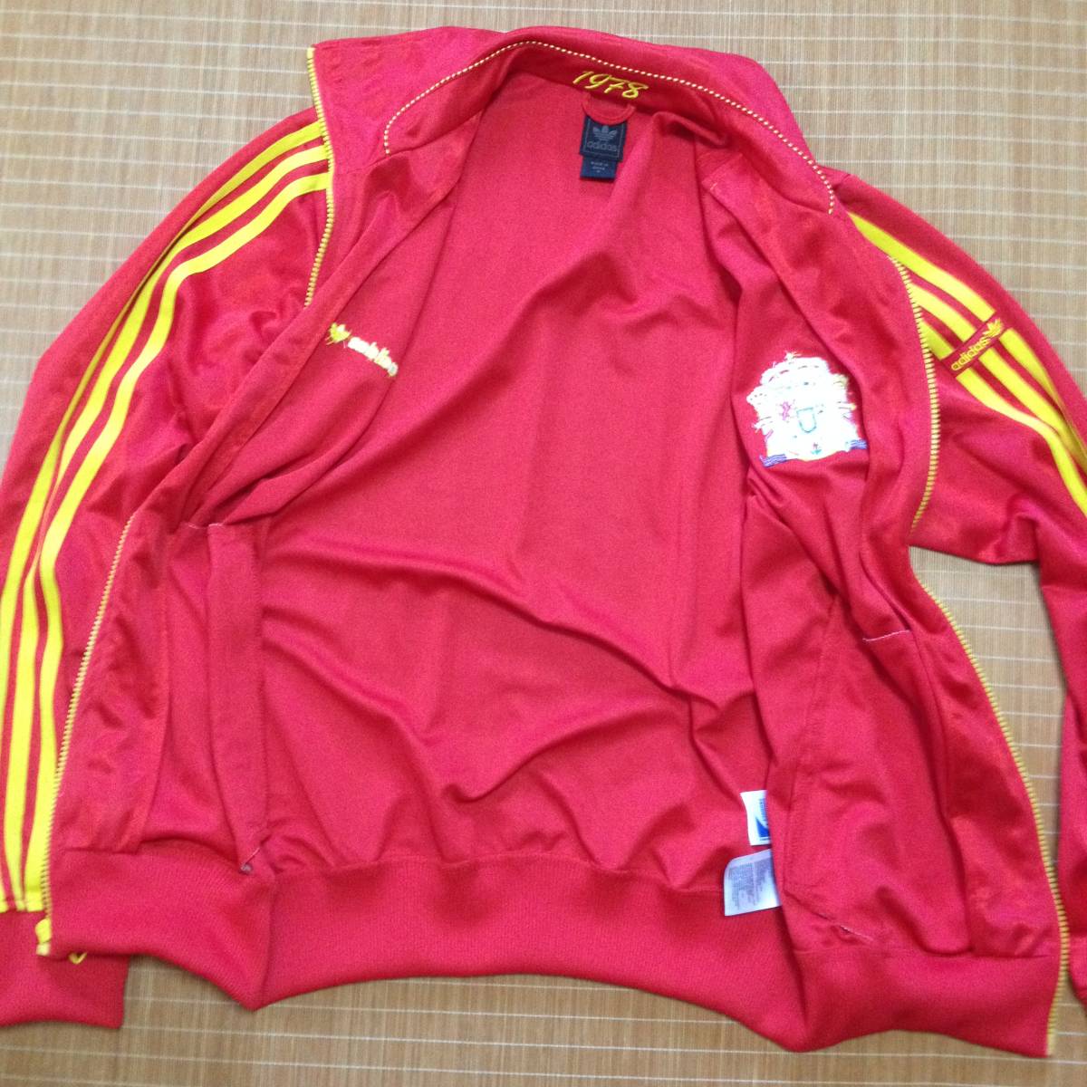 未着用 お宝 Vintage adidas ジャージ FIFA公認 スペイン代表