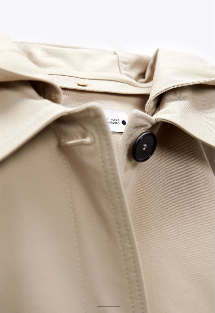 ZARA フード付き オーバーサイズ トレンチコート バルーン ZARA フード付き オーバーサイズ トレンチコート バルーン