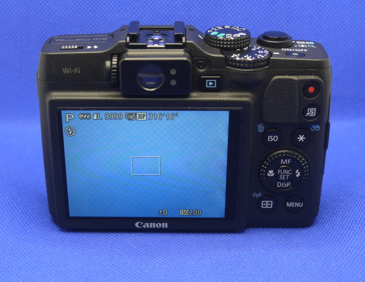 Canon / キャノン【 PowerShot G16 】デジタルカメラ (6.1-30.5mm) 動作OK 極上品　!!_画像3