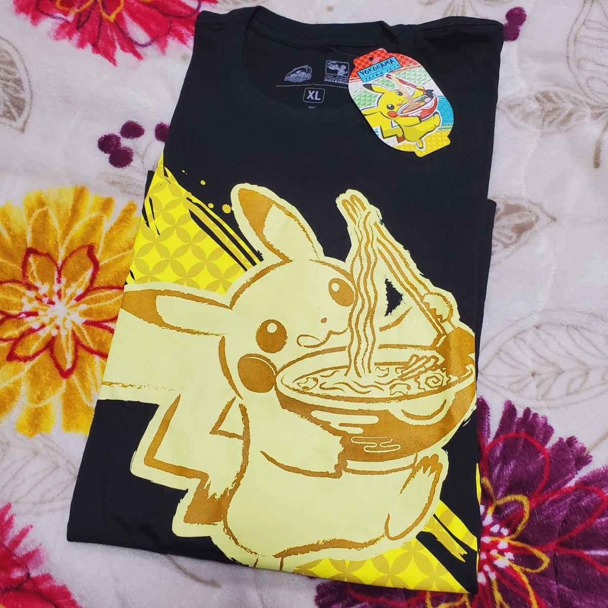 ポケモンWCS2023 横浜限定 tシャツ ピカチュウ 半袖 ポケモン 和 ポケモンWCS2023 横浜限定 tシャツ ピカチュウ 半袖 ポケモン 和