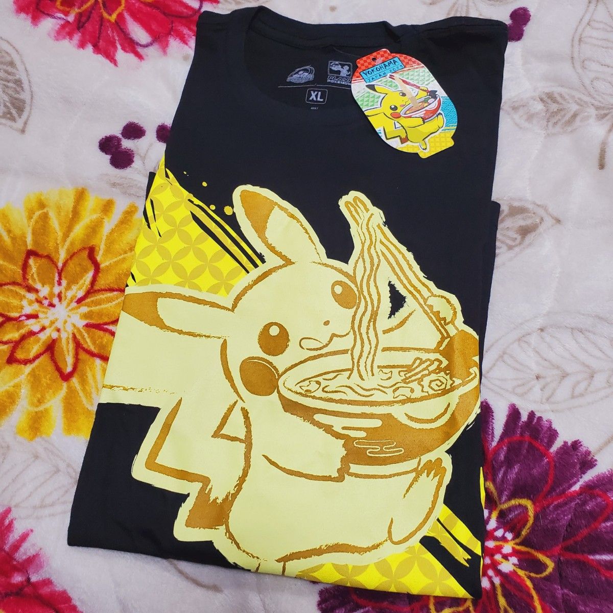 ポケモンWCS2023 横浜限定 tシャツ ピカチュウ 半袖 ポケモン 和柄